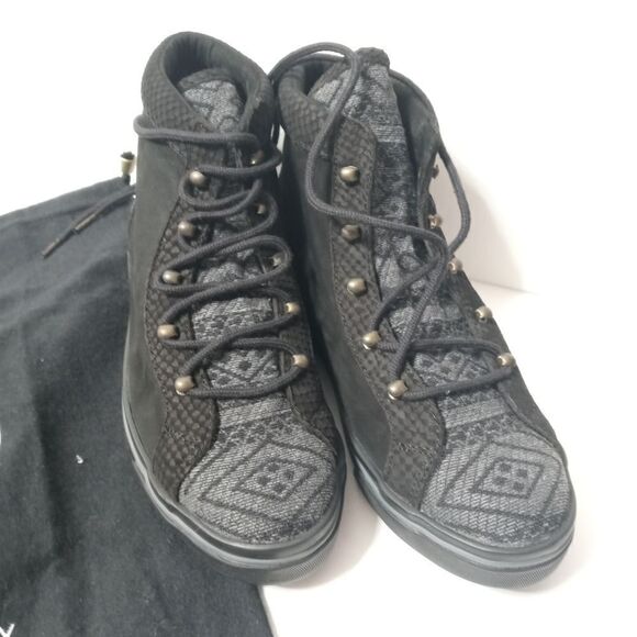 Cobra Society black suede sneakers size 37/7 - Picture 4 of 10